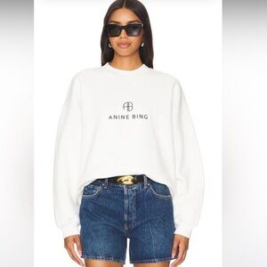 Anine Bing White Sweater